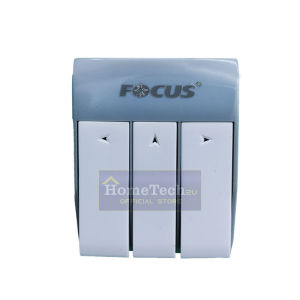FOCUS 3 Way Adapter Extension Plug Extantion Socket with Surge Protector Sirim Individual Switch & Neon Safety Shutter