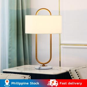 💥Dream Best🔥 Nordic Simple Bedroom Bedside Table Lamp Designer Fashion Villa Model Room Study Modern Marble Desk Lamp for Room