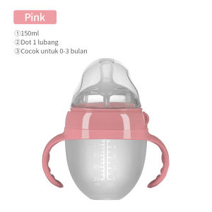 DreamBaby Botol susu leher lebar piko bello botol bayi dengan pegangan BPA free