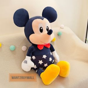 UMI 35/45/55/75cm Disney Star Mickey Minnie Mouse Anime Stuffed Plush Soft Toy Doll Baby Kids Birthday Christmas Gift