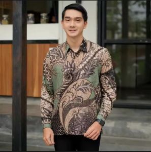 Baju Batik Pria Terbaru - Batik Pria Lengan Panjang - Kemeja Batik Pria Lengan Panjang - Bisa COD