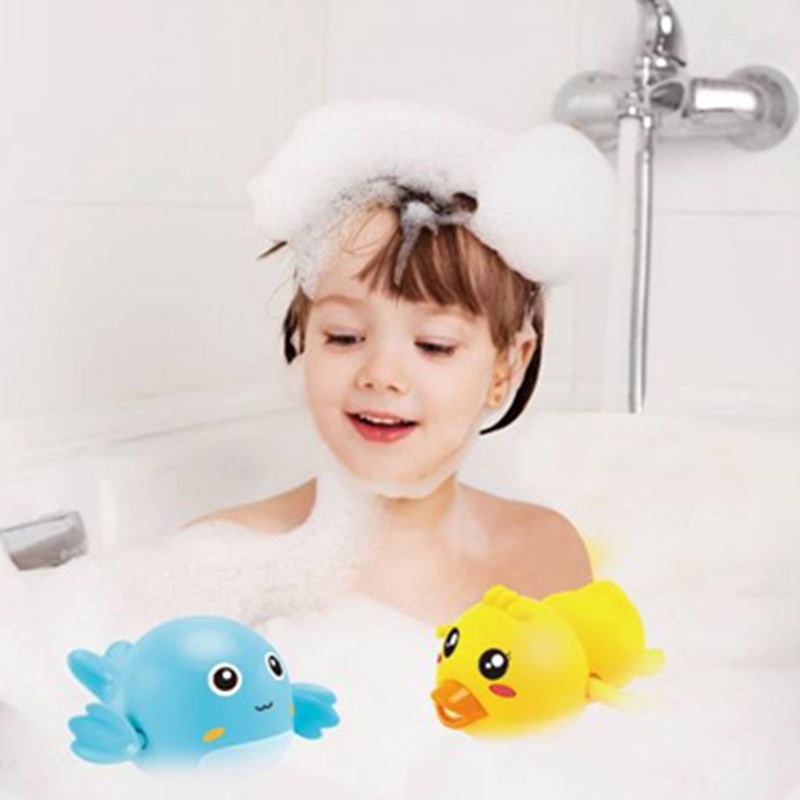 ของเล่นในห้องน้ำ 【BIRR】 ของเล่นอาบน้เด็ก ของเล่นลอยน้ำ เป็ดน้อยสีเหลือง เพนกวินว่ายน้ำของเล่นเต่าว่ายน้ำ