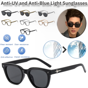 Anti-UV and Anti-Blue Light Sunglasses Bendable Sunblock Shades Polarized Driving Sunglasses 100% Filter
