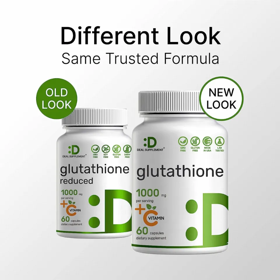 DEAL SUPPLEMENT Glutathione Supplement 1000mg Per Serving 98