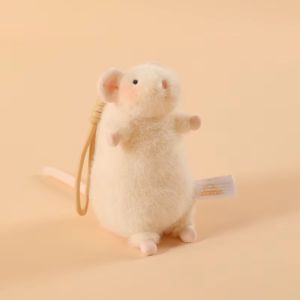 OOG 15/21CM Rat Plush Toys Bag Charn Stuffed Animal Stuffed Mouse Doll Birthday Gift Keychain Mouse Pendant Funny Gifts