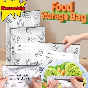 CuddleCove Reusable Food Storage Bags Aluminum Foil Zip Lock Fresh Keeping Sealed Refrigerator Freezer
