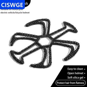 [COD] CISWGE Bicycle Helmet Liner Motorcycle Electric Battery Car Silicone Anti-Pressure Breathable Cycling Riding Equipment