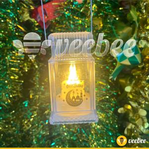 Lampu Hias Acrylic Bening | Dekorasi Ramadhan | Meja & Gantung