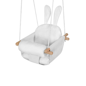 Baby Swing Outdoor Indoor Toddler Swing Seat with Safety Belt Canvas Hanging Swings Outside Tree Swing Great Gift