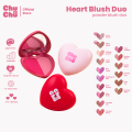 Chu Chu Beauty Heart Blush Duo in Always Rosy. 