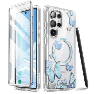 I-blason Cosmo cho Samsung Galaxy S25 siêu Trường hợp với không dây sạc tương thích Slim phong cách bảo vệ toàn bộ thân Trường hợp với tích hợp bảo vệ màn hình