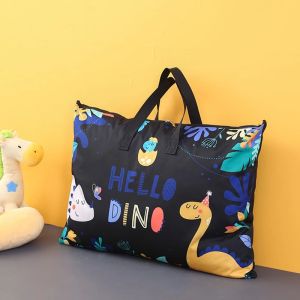 【2Pcs】 Childrens Eco-friendly Storage Bag Travel Vacation Travel Bag Portable Cartoon Clothes Luggage Packing Bag Cute Waterproof Placed Storage Bag Women