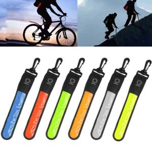 rechargeable led light emergency light for brownout rechargeable light powerstation portable Portable Cycling Bicycle Lights Sports Safety LED Light Bag Pendant Reflective Lighting Pendant Reflective Belt Strap Armband Strap Light Reflective Decor