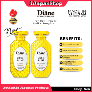 Moist Diane Shampoo & Conditioner 450ml Japanese Hair Care Deep Repair Smooth Hair Frizz Control Damaged Hair Moisturizing Hair Care Imported from Japan Made in Vietnam Free Foam Maker