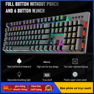 Bàn phím cơ chính hãng HP GK100F kết hợp Bàn phím cơ trục xanh game có đèn nền 104 phím Ledgiao diện USB [HCM]