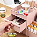 PROMO (BISA COD) Rak Hias Kosmetik Mini / Rak Kosmetik / Makeup Storage / Kotak Penyimpanan Skincare / Tempat Kosmetik / Rak Alat Tulis. 