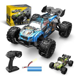 BENYTRO 2.4G 2.4G Alloy RC Car Alloy Plastic 20KM/H Remote Control Racing Cars Hobbies Off-Road Rock Crawler Toy Gift
