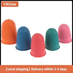 【Local shipping】 5Pcs Counting Cone Rubber Thimble Protector Sewing Quilter Finger Tip Craft
