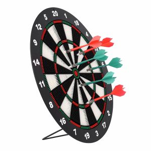 High-Quality Safe Plastic Dart Board Set with 6 Darts and Convenient Hanging Hook GALIT625