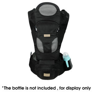 HamshMoc 3 In 1 Baby Hip Seat Carrier Large Storage Detachable Back Support Four Seasons Breathable Infant Sling