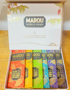 Date 08/27 Hộp Quà 6 Thanh Socola Marou 24g - Vietnamese Chocolate Gift Box 6 Thanh (144g)