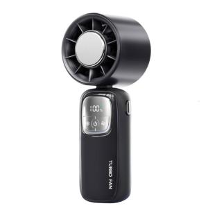 Digital Display Cooling Fan Desktop Fan 3600mAh Convenient Desk Fan Table Fan ABS Texture Suitable for Outdoor Camping