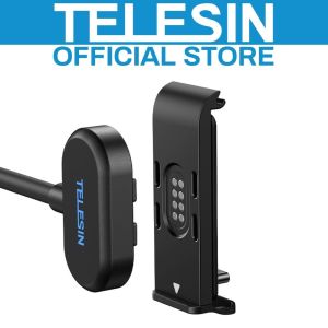 TELESIN Magnetic Fast Charge Power Cable Battery Side Door Lid Cover for GoPro Hero 13/12/11/10/9 Black