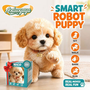 Aoduoyaya Robot Puppy Plush Toy Plush Dog Robot Toy Electronic Walking Kid Electronic Mainan Kucing