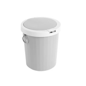 Bestseller 16L Push Type Trash Can With Cover New Kitchen and Bathroom Trash Can Portable Thick Round Press Trash Bin With Handle