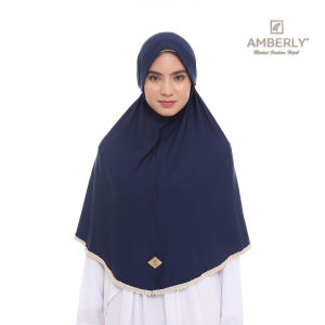 Amberly Vega Jilbab Instan Renda Bahan Jersey Premium