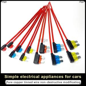 [COD] dfgje Micro Standard ATM APM Blade Mini Medium Simple Safety Device 10A 15A 20A Car Fuse Holder Add-a-circuit TAP Adapter