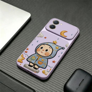 Case for VIVO Y16 Y56 5G 2022 Y02S phone casing Softcase Silicone shockproof Cover new design aesthetic Cute cartoon orange for girls KNCXX1