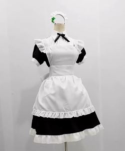 Export to Japan love live Black and white classic maid outfit long dress cute Japanese anime-style maid costume
