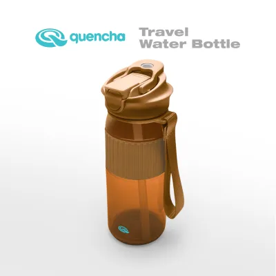 Quencha 680ml Water Bottle Built-in Straw Dual Spout BPA-Free Leakproof Hot Cold School Daily Use