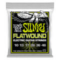 Ernie Ball® Slinky Flatwound Electric Strings สายกีตาร์ไฟฟ้า สายแบนวัสดุโคบอลค์ ของแท้ 100% (P02593 : 09-42 / P02591 : 10-46 /  P02590 : 11-48) ** Made in USA **. 