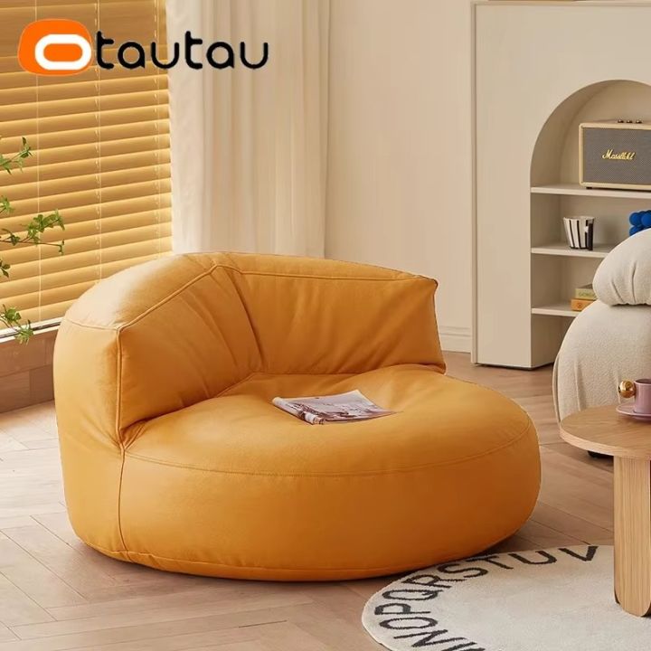 OTAUTAU Filled Faux Leather Bean Bag Chair with Filling Corner Pouf Salon  Ottoman Footrest Stool Floor Seat Beanbag Sofa SF013 Lazada PH