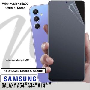 HYDROGEL A-GLARE MATTE Front/Back SAMSUNG A55 A56 A54-5G A16 A15 A14 A36 A53 A52s A23 A52 A34 A33 A32 A74 A73 A72 A13 A12 A71 A51 A13 A22 A21s New Depan Belakang Anti Gores Antigores Screen Protector Protecth Layar Jely Jel Jelly S Full Covergel Mate Doff