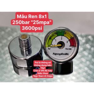 Đồng Hồ Áp Suất Weima 30mpa - 40mpa và Giá Bán 1 Cái