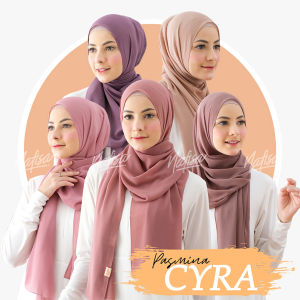 Pasmina Nafisa Cyra | Hijab Pashmina Premium 75 x 180 cm