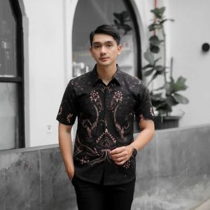 Kemeja batik pria lengan pendek size M L XL XXL baju batik pria dewasa baju batik pria terlaris