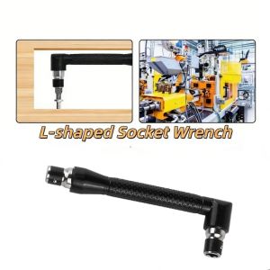 L-shaped Angle Head Socket Wrench Screwdriver Bits Holder Double-head Screwdriver Hex Bit Home Maintenance Tool