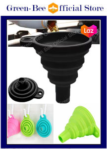 กรวยซิลิโคนแบบพับได้ กรวยซิลิโคน กรวยกรองของเหลว กรวยซิลิโคนพับได้ กรวยซิลิโคนกรอกน้ำ อุปกรณ์อำนวยความสะดวกในครัวทำอาหาร