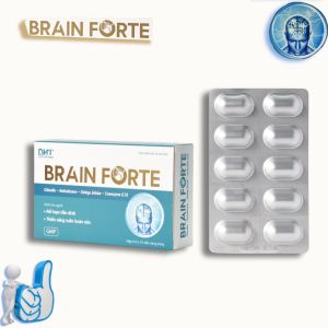 Brain Forte DHT tăng tuần hoàn máu não (Hộp 3vỉ x10 viên)