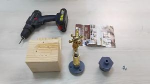 (COD)Bartender Whiskey Wood Dispenser Faucet Gift for Father Day Dinner Accessory