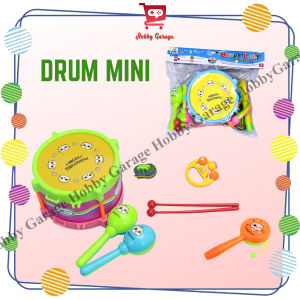 Mainan Anak Baby Mini Drum Set 5 in 1 Jazz Drum Bayi Music Rattle