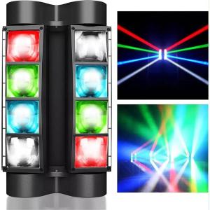 Party lights disco RGB Stage Light 8 eyes stage lights LED Light Laser lights ambient light