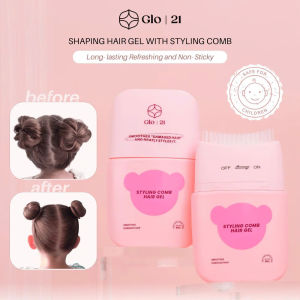 GLO21 SHAPING HAIR GEL WITH STYLING COMB- Easy to Use Light-weight Neatly Style Hair Enhance Hair