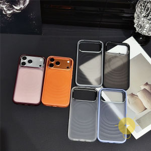 For iPhone 17 Pro Max Case Acrylic TPU Translucent Hard Phone Case For 16 15 14 13 Cover Aesthetic Korean Cute