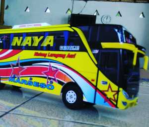 RMH_store miniatur bus Bintang luragung Asri
