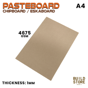 [Bundle] 5 PCS Eska Board / Chipboard / Pasteboard Bundle Pack 2mm A4 1350 gsm 1mm A4 675 gsm